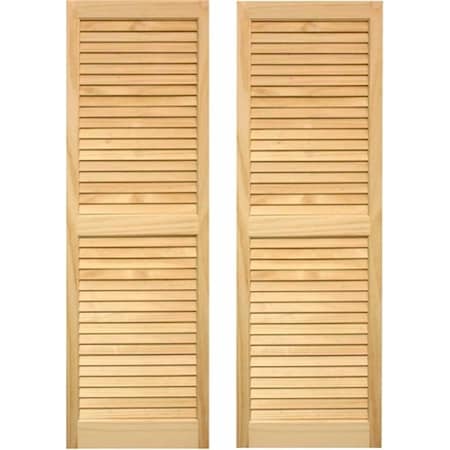 Designs-Done-Right Exterior Louvered Shutters 15 x 59 in. DE2609813